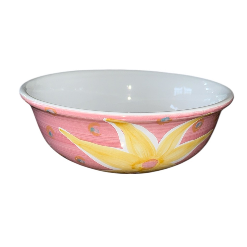Vintage Pottery Barn Made in Italy Serving Bowl